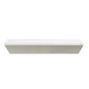 Small Wedge Wood Floating Wall Shelf - White